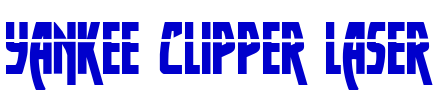 Yankee Clipper Laser 字体